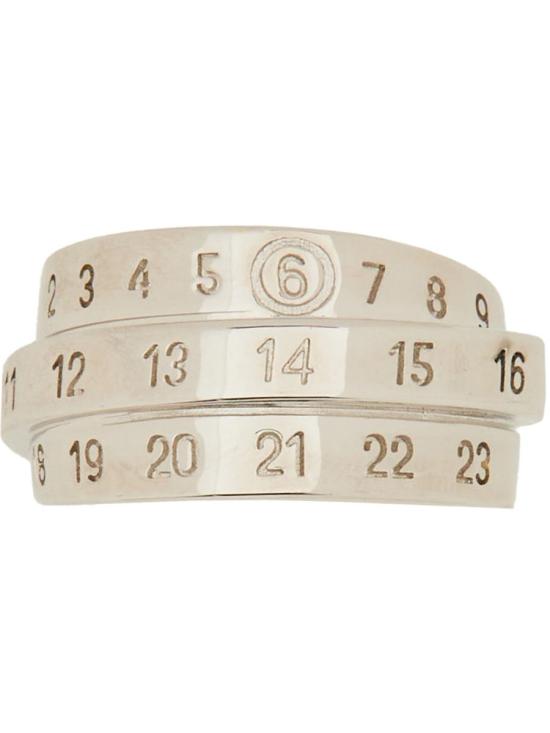 24FW MM6 메종마르지엘라 반지 SM6UQ0073 P6627951 SILVER - MM6 MAISON MARGIELA