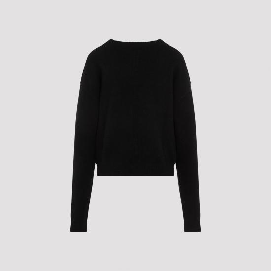 24FW 릭 오웬스 스웨터 RP02D3650 KWP 09 BLACK - RICK OWENS