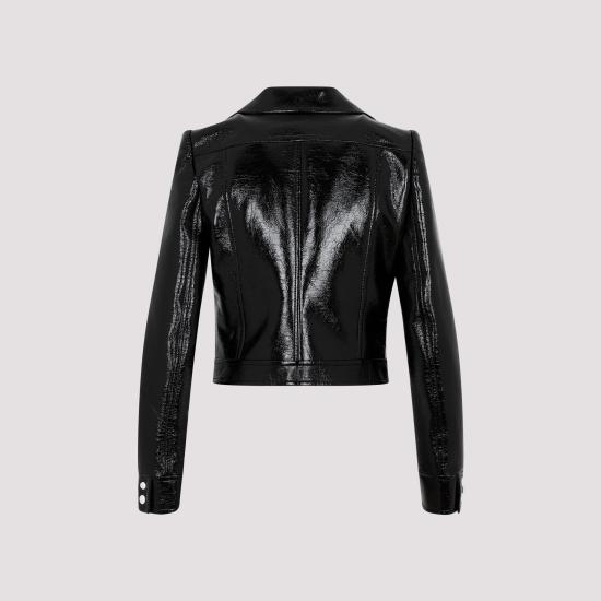  쿠레쥬 가죽 자켓 PERCBL005VY0014 9999 BLACK - COURREGES