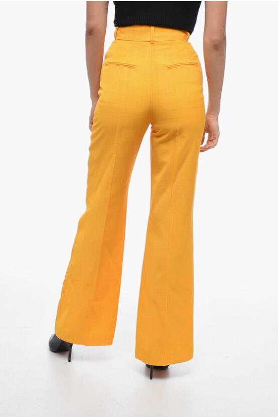  카사블랑카 스트레이트 팬츠 WS23 TR 134 01VI CI Yellow - CASABLANCA