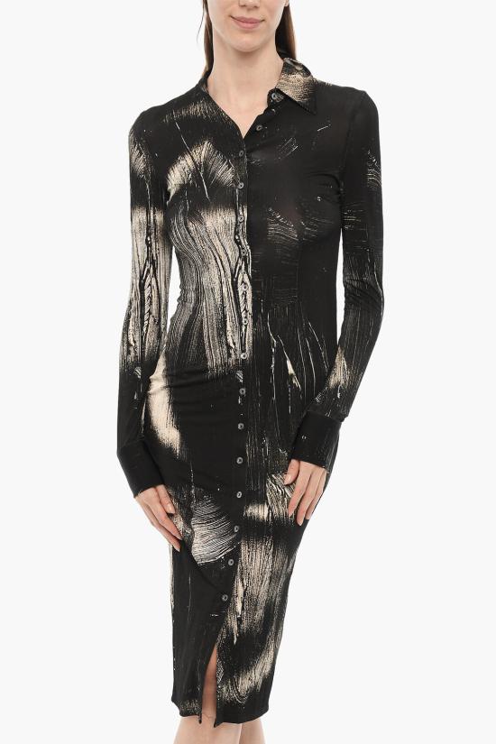  루이자 발루 미디 원피스 114119 0997 Black - LOUISA BALLOU