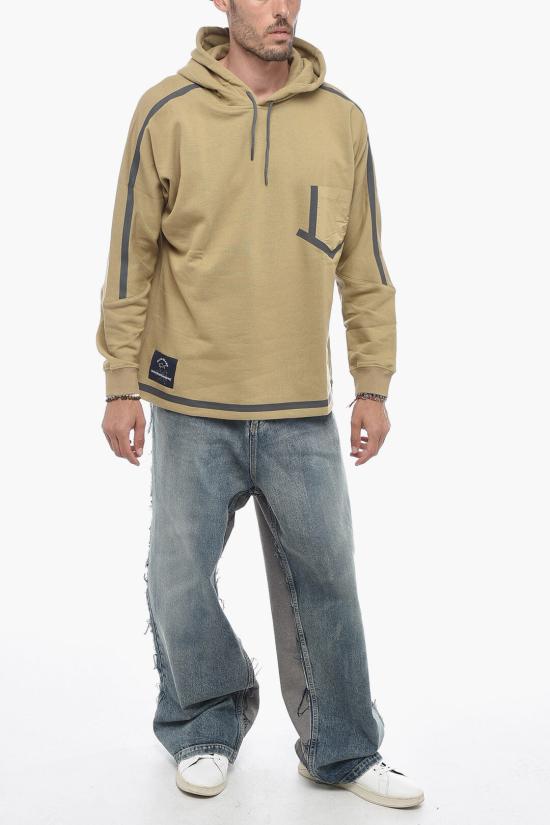  폴앤샤크 후드 티셔츠 12311505 551 Brown - PAUL & SHARK