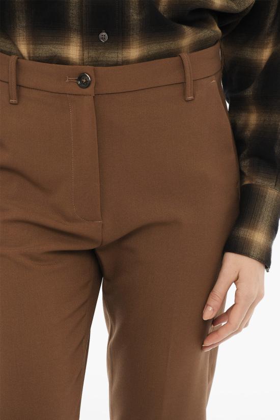  나인인더모닝 크롭 팬츠 MT81B03BIS Brown - NINE IN THE MORNING