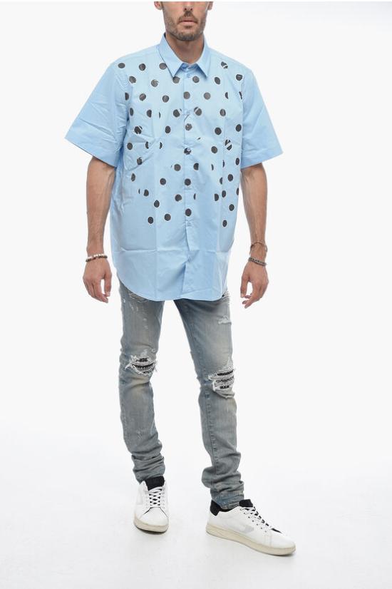  라프 시몬스 반팔 셔츠 231 M281 0040 Light blue - RAF SIMONS