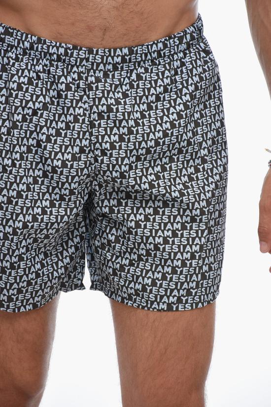  예스아이앰 스윔팬츠 BL2022 039 GRWH Black - YES I AM