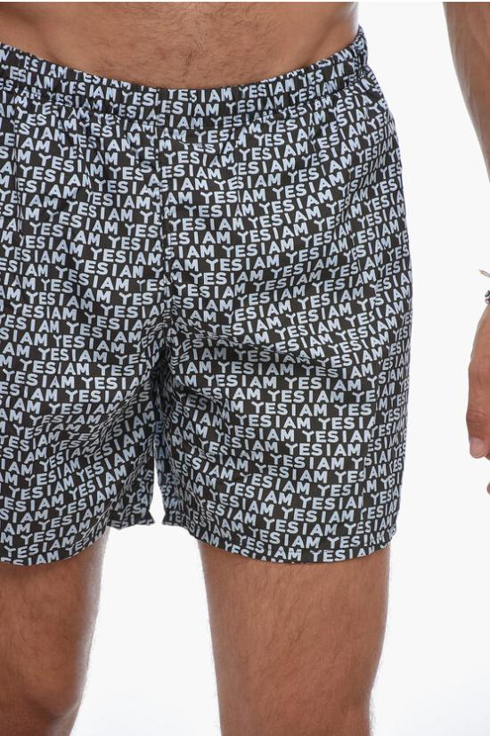  예스아이앰 스윔팬츠 BL2022 039 GRWH Black - YES I AM