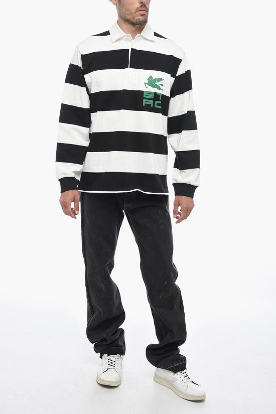  에트로 폴로 티셔츠 1Y680 9140 1 Black White - ETRO