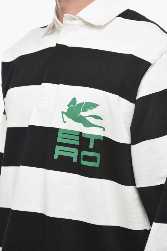  에트로 폴로 티셔츠 1Y680 9140 1 Black White - ETRO