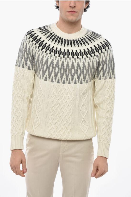  알테아 스웨터 2261237 MC 28R White - ALTEA