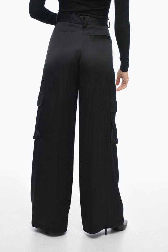  베르사체 스트레이트 팬츠 1009844 1A06838 1B000 Black - VERSACE