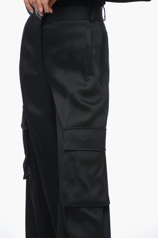  베르사체 스트레이트 팬츠 1009844 1A06838 1B000 Black - VERSACE