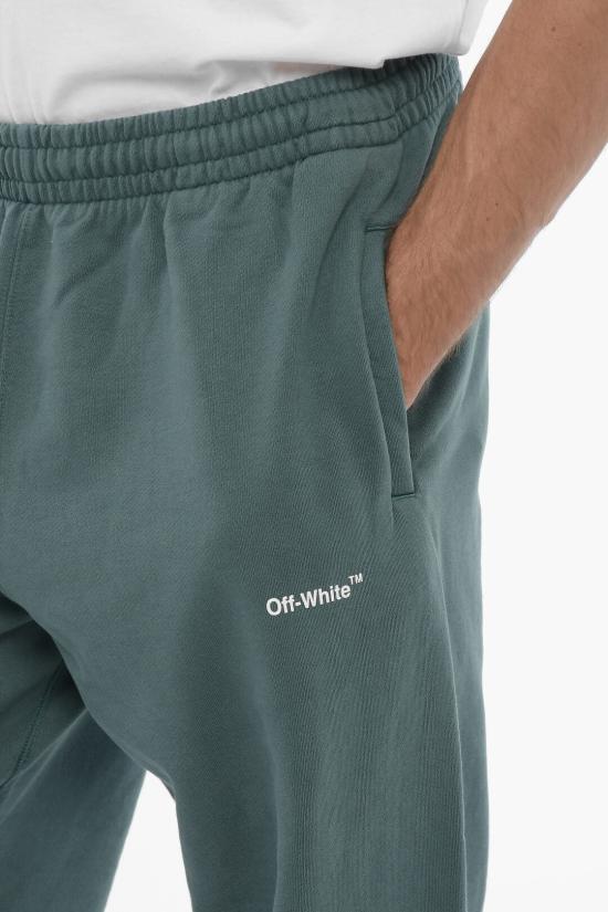  오프화이트 트레이닝/조거 팬츠 OMCH029F22FLE0075501 Green - OFF WHITE