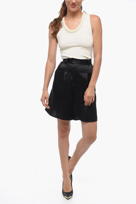  바이말렌비거 숏팬츠 Q71625006PL 050 Black - BY MALENE BIRGER