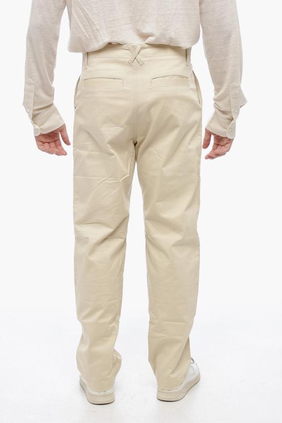  마르셀로 불론 치노 팬츠 CMCA180S23FAB001 6101 Beige - MARCELO BURLON