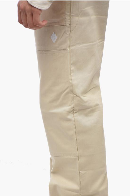  마르셀로 불론 치노 팬츠 CMCA180S23FAB001 6101 Beige - MARCELO BURLON