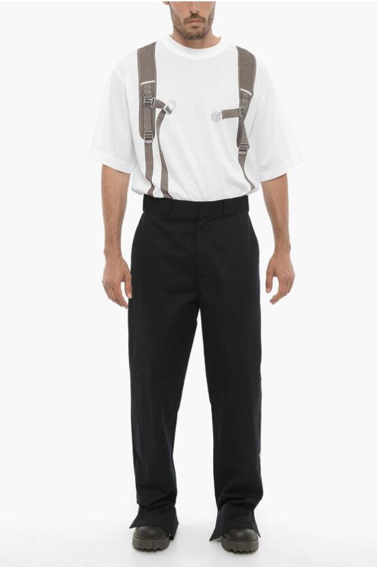  팜앤젤스 스트레이트 팬츠 PMCG003E23FAB0014603 Blue - PALM ANGELS