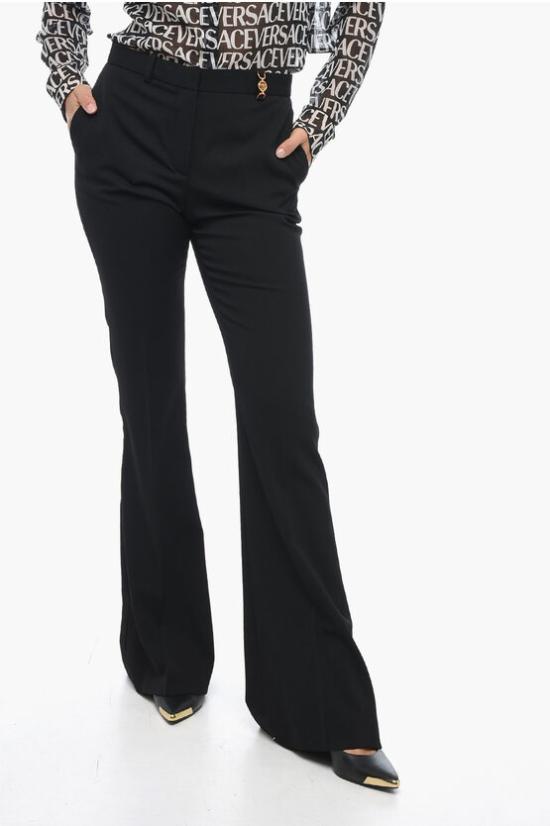  베르사체 스트레이트 팬츠 1009158 1A06608 1B000 Black