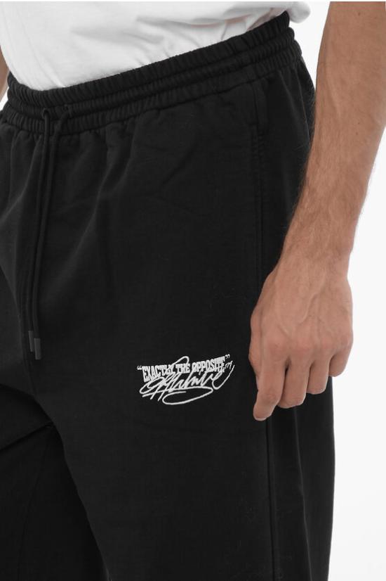  오프화이트 트레이닝/조거 팬츠 OMCH044S23FLE0031001 - OFF WHITE