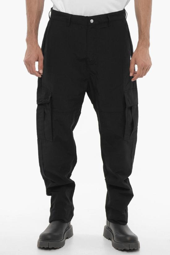 마르셀로 불론 카고 팬츠 CMCF014F23FAB0011001 Black