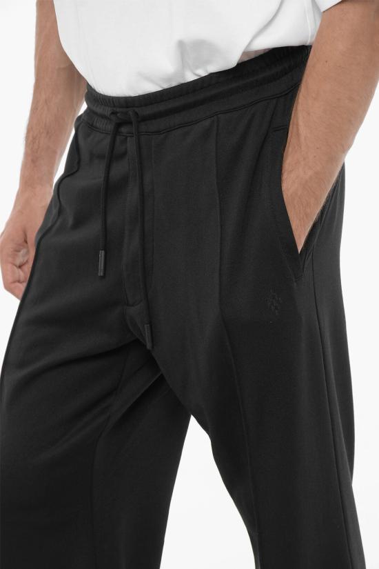  마르셀로 불론 트레이닝/조거 팬츠 CMCJ002F23JER0011011 Black - MARCELO BURLON