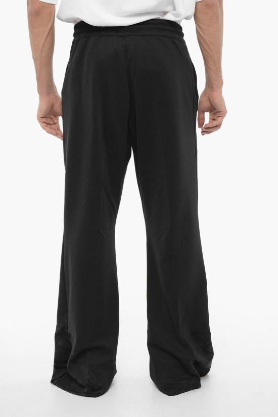  마르셀로 불론 트레이닝/조거 팬츠 CMCJ002F23JER0011011 Black - MARCELO BURLON