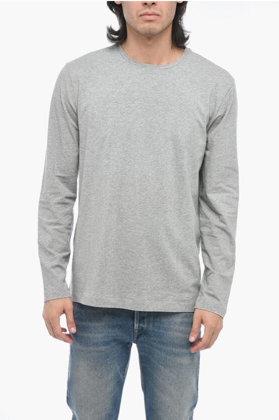  꼬르넬리아니 긴팔 티셔츠 79G545 7125041 018 Gray