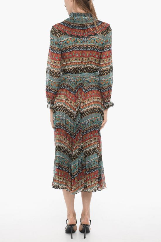  라 더블제이 미디 원피스 DRE0580 CHF001GIZ01 BU08 Multicolor - LA DOUBLEJ