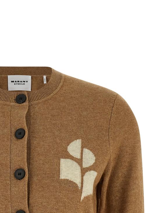 25SS 이자벨마랑에뚜왈 뉴턴 코튼 가디건 CA0040FAA1X05E50CM - ISABEL MARANT ETOILE