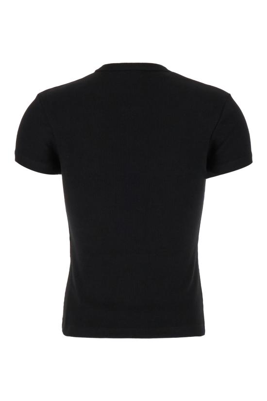 24FW 오프화이트 반팔 티셔츠 OWAA065C99JER005 1001 BLACK WHITE - OFF WHITE