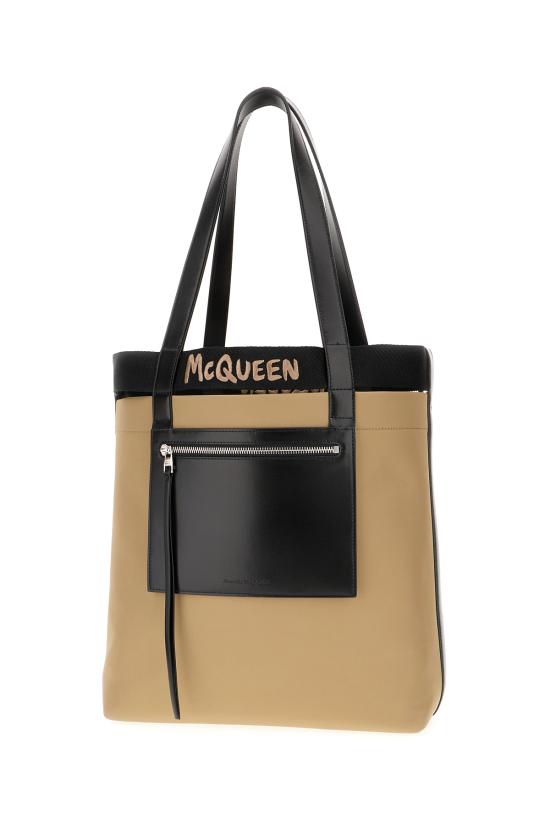  알렉산더 맥퀸 숄더백 7917691AASZ 2670 BEIGE BLACK - ALEXANDER MCQUEEN