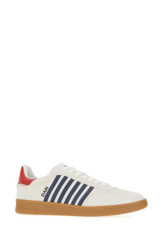  디스퀘어드2 스니커즈 SNM036414170001 M1424 WHITE BLUE RED - DSQUARED2