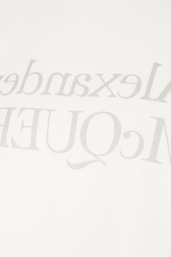  알렉산더 맥퀸 반팔 티셔츠 781977QTAAZ 0934 WHITE SILVER - ALEXANDER MCQUEEN