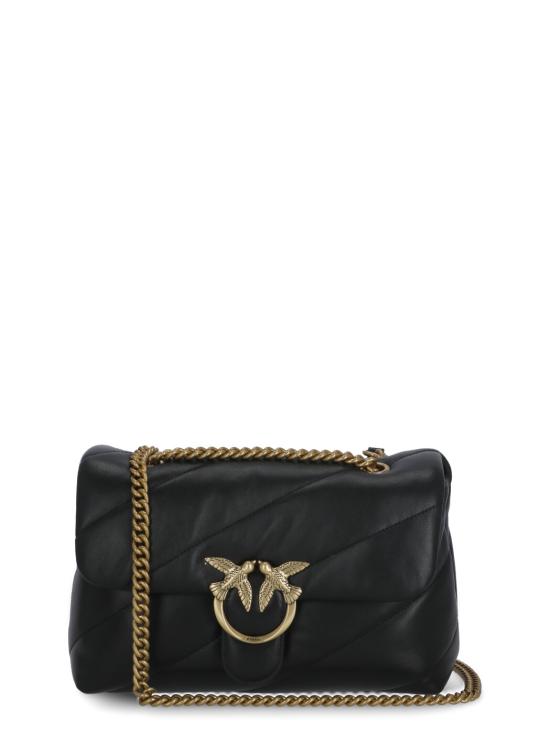 26FW 핑코 숄더백 100038A0F2 Z99Q NERO ANTIQUE GOLD