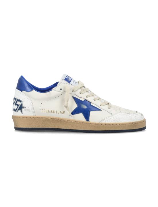 26FW 골든구스 볼스타 블루 스타 스니커즈 GMF00117F002198 10327 WHITE BLUETTE - GOLDEN GOOSE