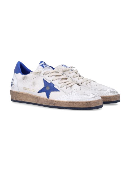 26FW 골든구스 볼스타 블루 스타 스니커즈 GMF00117F002198 10327 WHITE BLUETTE - GOLDEN GOOSE