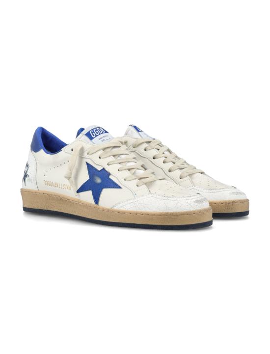 26FW 골든구스 볼스타 블루 스타 스니커즈 GMF00117F002198 10327 WHITE BLUETTE - GOLDEN GOOSE