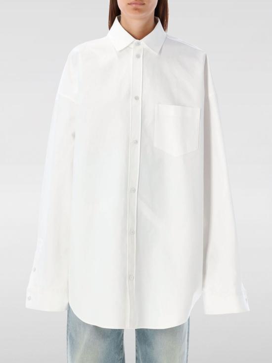 25FW 발렌시아가 블라우스 794462TQM30 9140 White