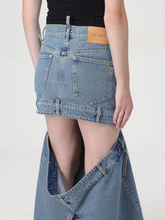 24FW 디 아티코 데님 스커트 247WCS191D049 176 Blue - THE ATTICO