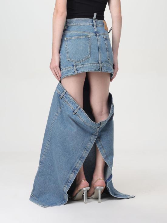 24FW 디 아티코 데님 스커트 247WCS191D049 176 Blue - THE ATTICO