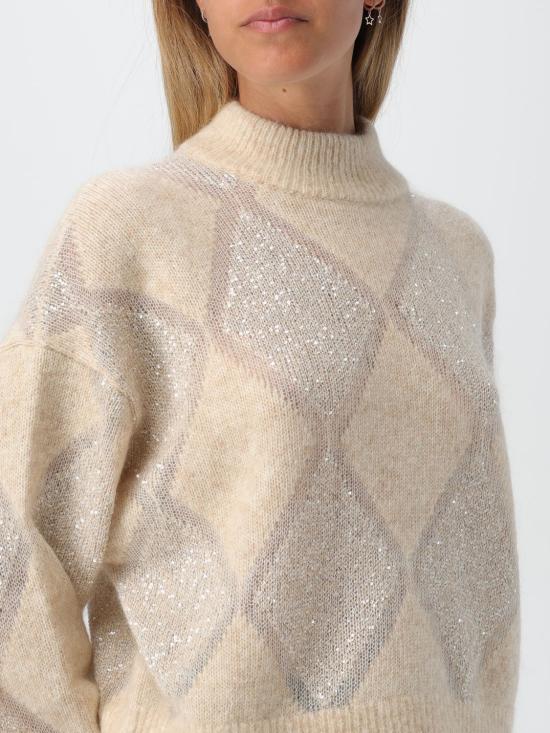 24FW 브루넬로 쿠치넬리 터틀넥 MCM518804 CQK82 Beige - BRUNELLO CUCINELLI