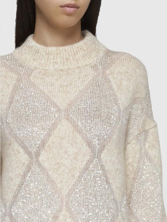 24FW 브루넬로 쿠치넬리 터틀넥 MCM518804 CQK82 Beige - BRUNELLO CUCINELLI