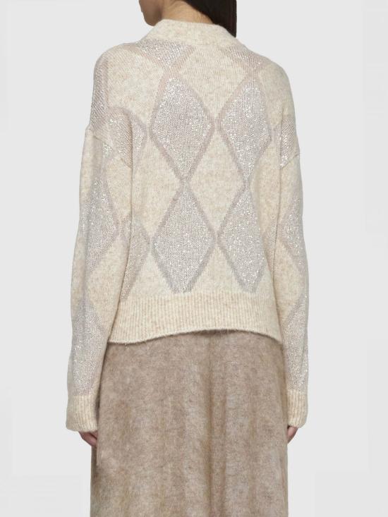 24FW 브루넬로 쿠치넬리 터틀넥 MCM518804 CQK82 Beige - BRUNELLO CUCINELLI