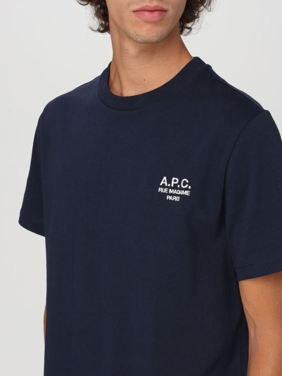 25FW 아페쎄 루 마담 스탠다드 티셔츠 COHBUM26388 TIQ Blue - A.P.C.