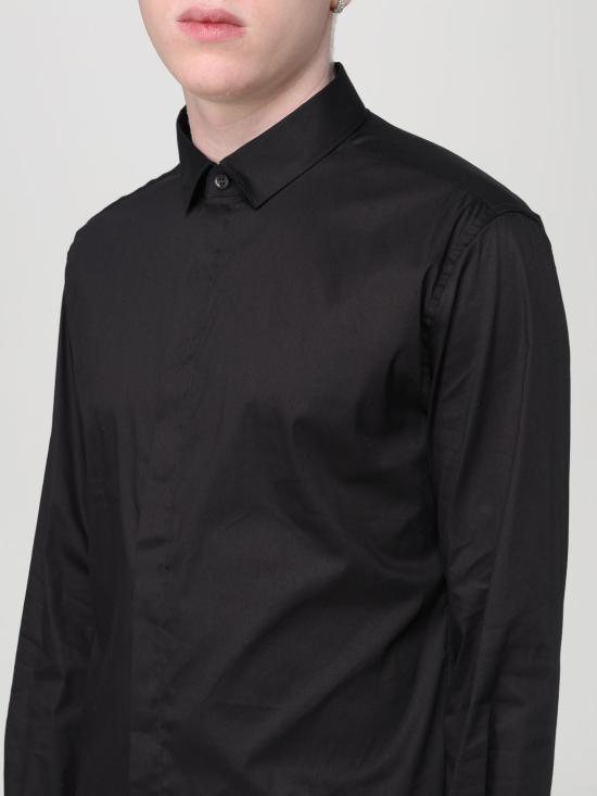 25FW 엠포리오 아르마니 긴팔 셔츠 EM000196TE10400 UC001 Black - EMPORIO ARMANI