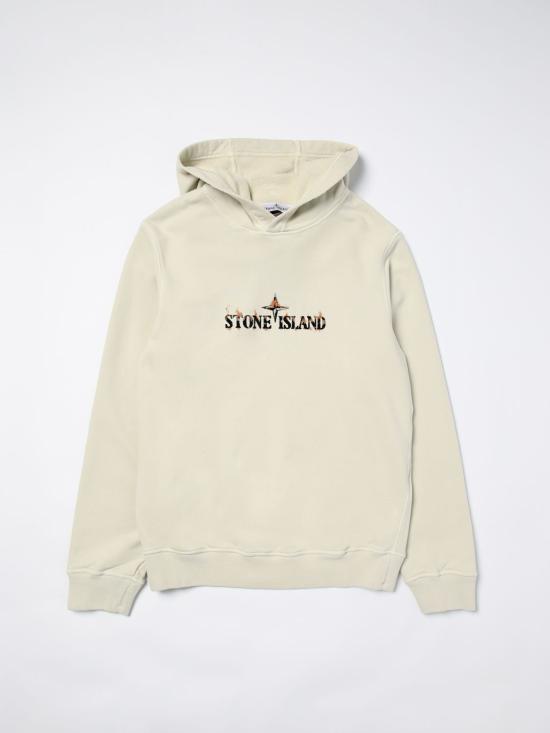 25FW [키즈] 스톤 아일랜드 트레이닝 상의 811662221 V0097 Yellow Cream