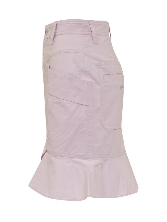  이자벨마랑 숏 스커트 23PJU0004FAA1G32E 86LC LILAC - ISABEL MARANT