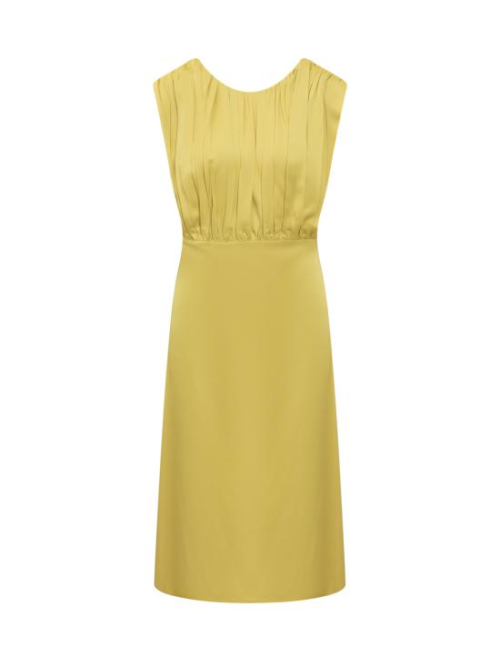  질샌더 미디 원피스 J01CT0161J76018 341 ACID GREEN