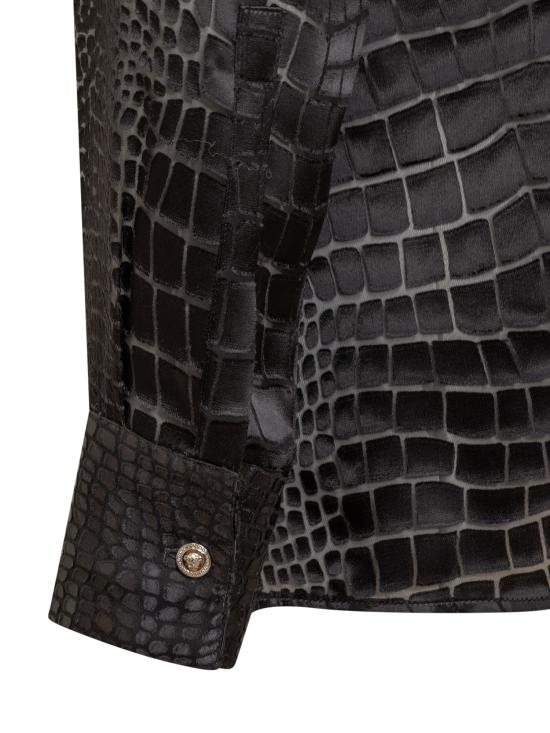  베르사체 블라우스 10112581A08784 1B000 NERO - VERSACE