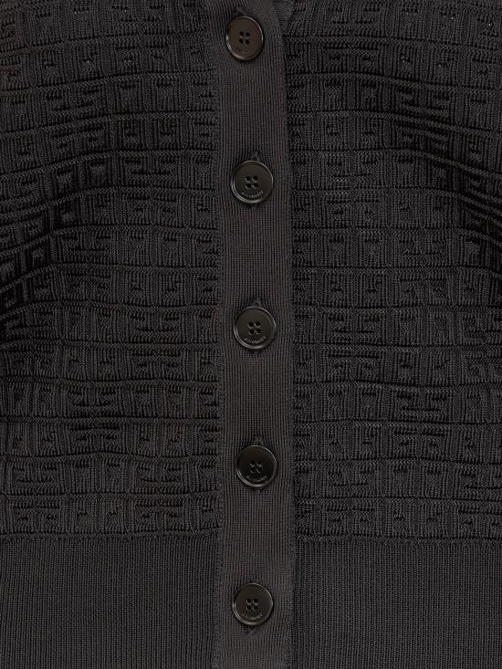  지방시 가디건 BW90NM4ZKD 001 BLACK - GIVENCHY
