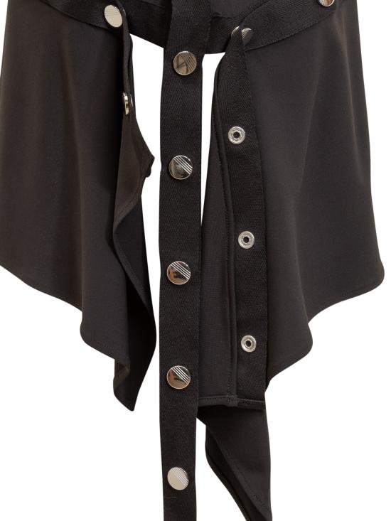  디 아티코 미디 원피스 241WCA273A014 100 BLACK - THE ATTICO